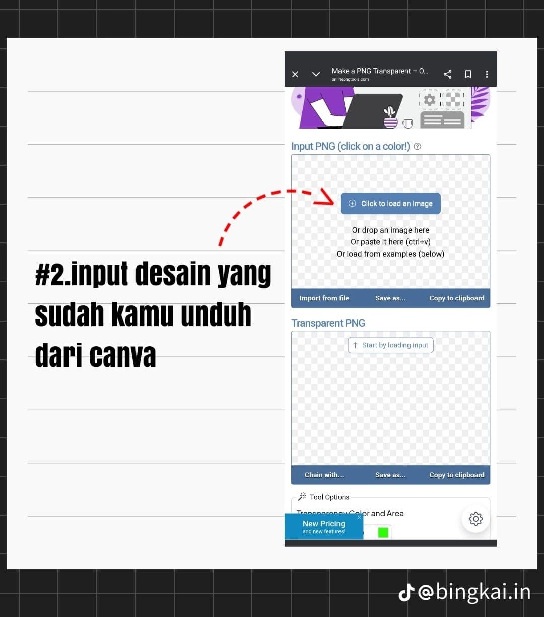 Input Design ke Online PNG Tools
