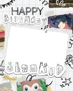 Slamkop's born day