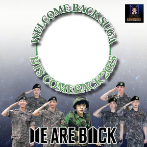Welcome back suga