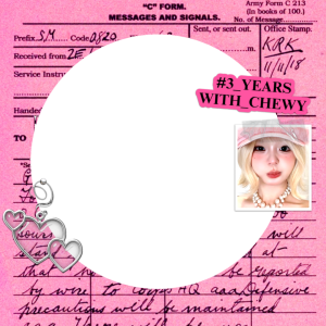 #3YearsWithChewy